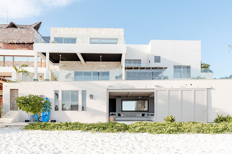 Can003 - Villa de luxe en bord de mer à Cancún