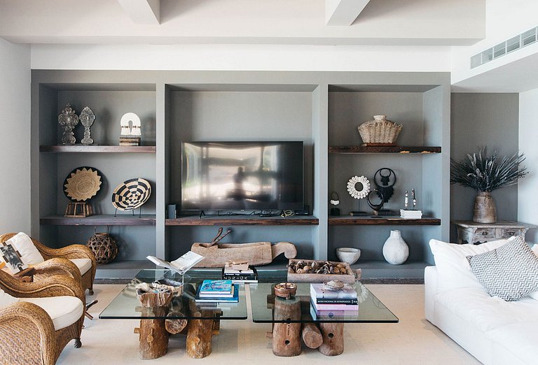 Can003 - Villa de luxo à beira-mar em Cancún