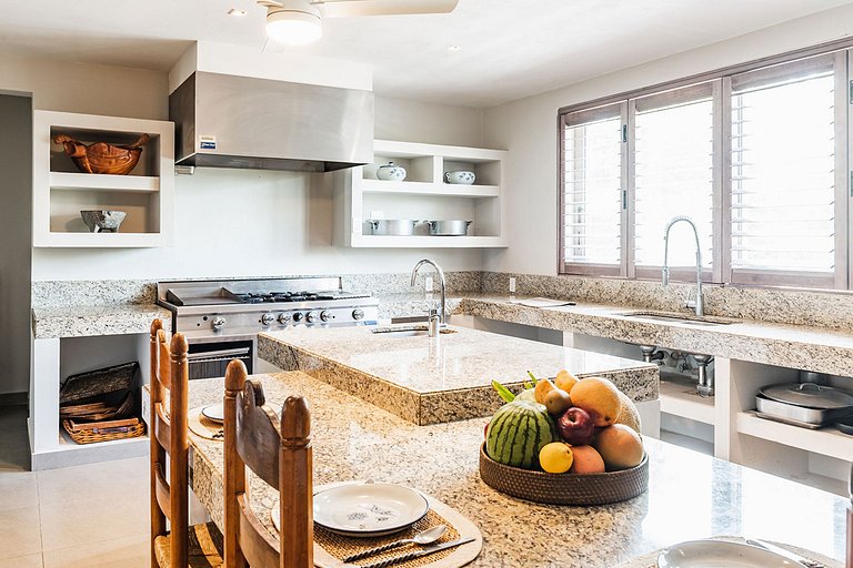 Can003 - Villa de luxo à beira-mar em Cancún