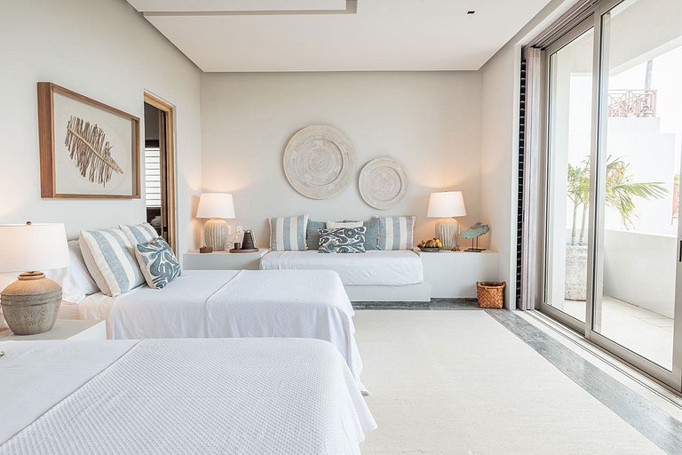 Can003 - Villa de luxo à beira-mar em Cancún