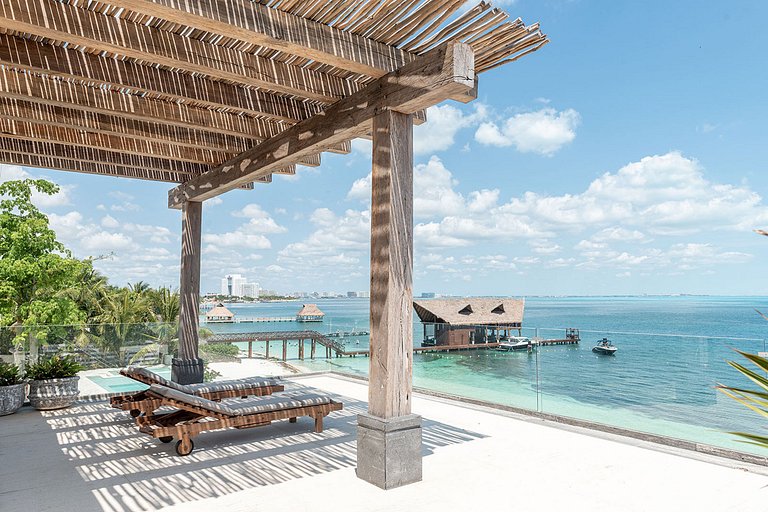 Can003 - Villa de luxo à beira-mar em Cancún