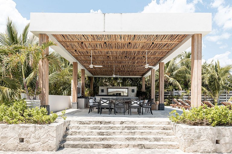 Can003 - Villa de luxo à beira-mar em Cancún