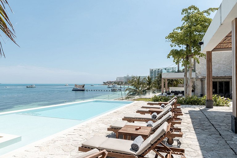 Can003 - Villa de luxo à beira-mar em Cancún