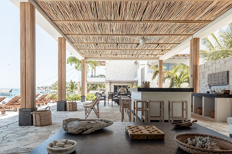 Can003 - Villa de luxe en bord de mer à Cancún