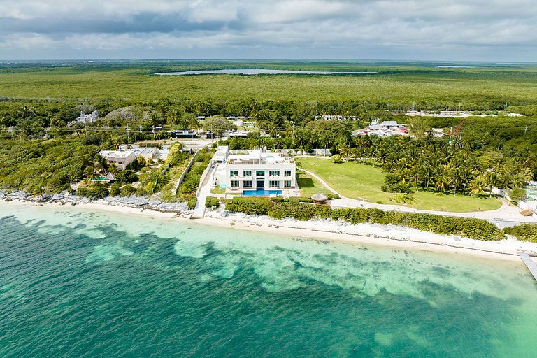 Can005 - Villa de luxo na praia em Cancún