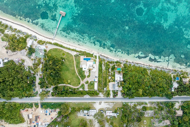 Can005 - Villa de luxo na praia em Cancún