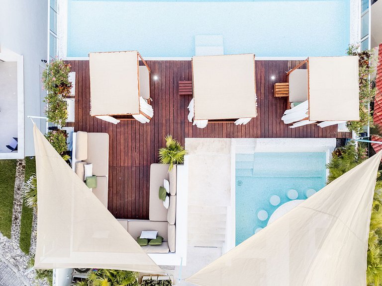 Pcr005 - Beautiful beachfront villa in Playa del Carmen