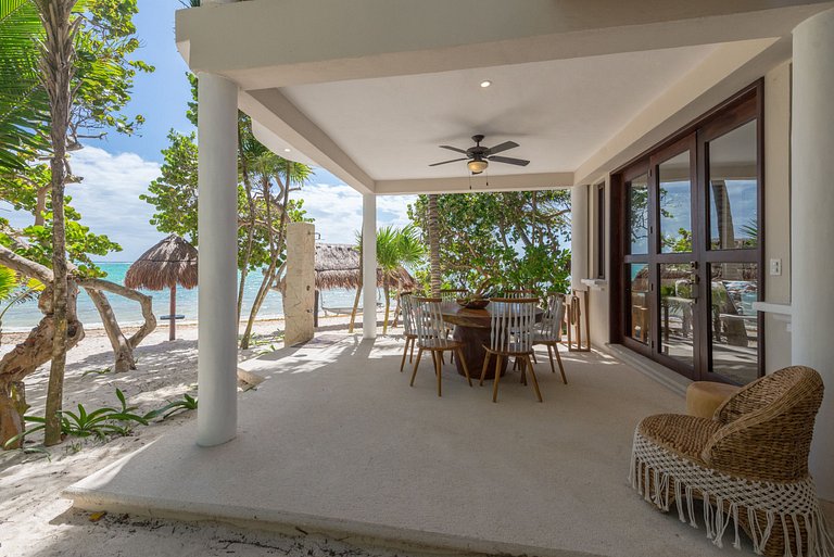 Tul008 - Private beachfront retreat on Soliman Bay