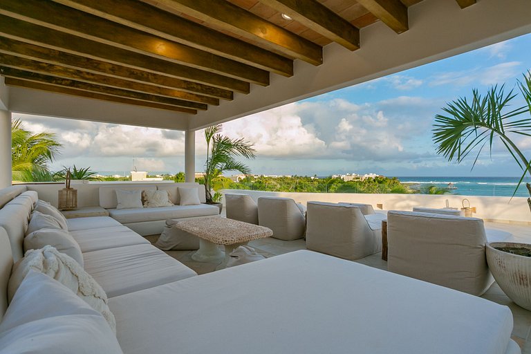 Tul003 - Hermosa villa junto al mar con piscina en Tulum