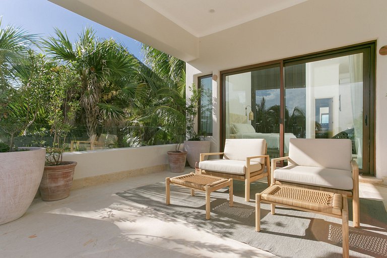 Tul003 - Hermosa villa junto al mar con piscina en Tulum