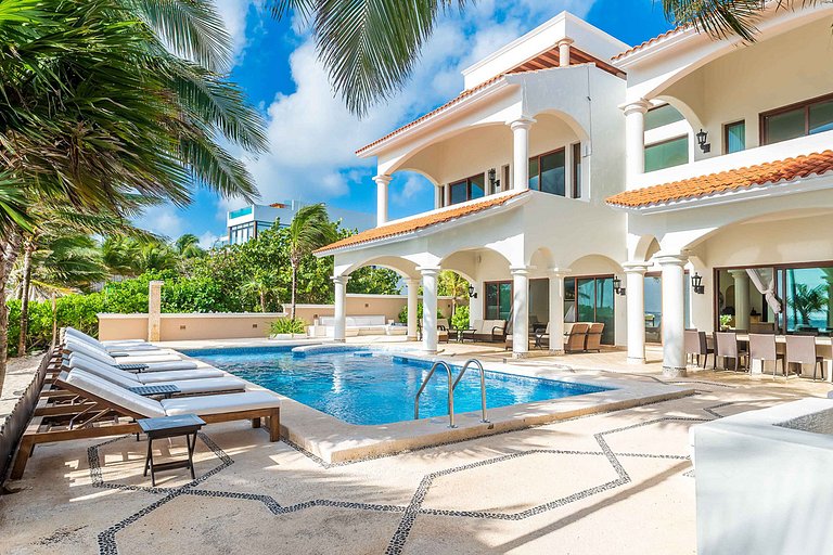 Tul004 - Luxueuse villa en front de mer avec piscine à Tulum