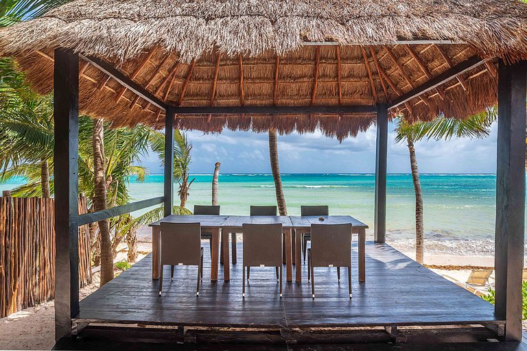 Tul004 - Luxueuse villa en front de mer avec piscine à Tulum