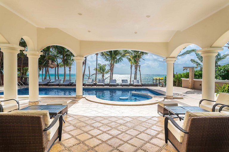 Tul004 - Luxueuse villa en front de mer avec piscine à Tulum