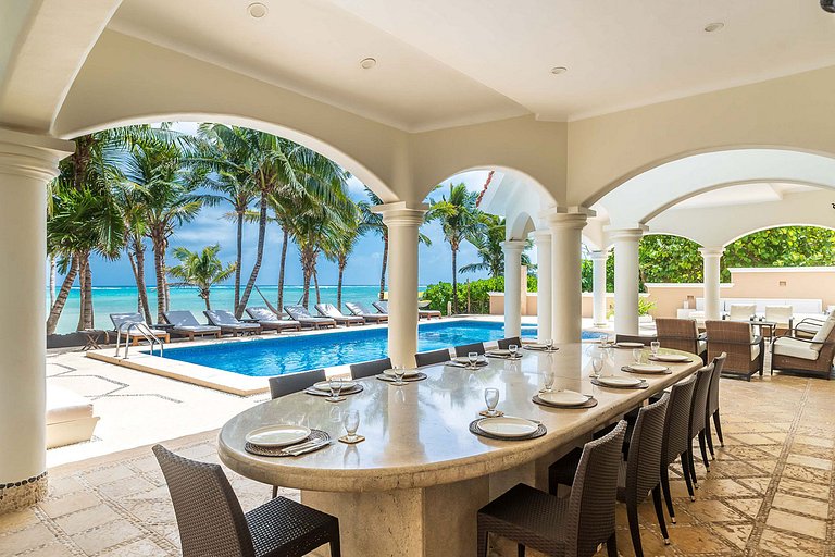 Tul004 - Luxueuse villa en front de mer avec piscine à Tulum