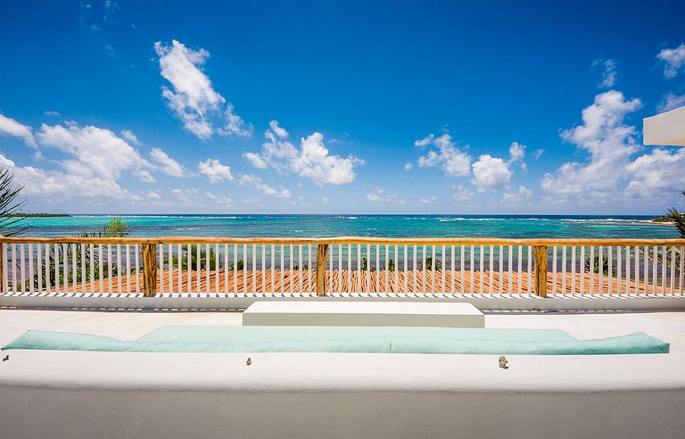 Tul023 - Fantástica casa frente al mar en Tulum