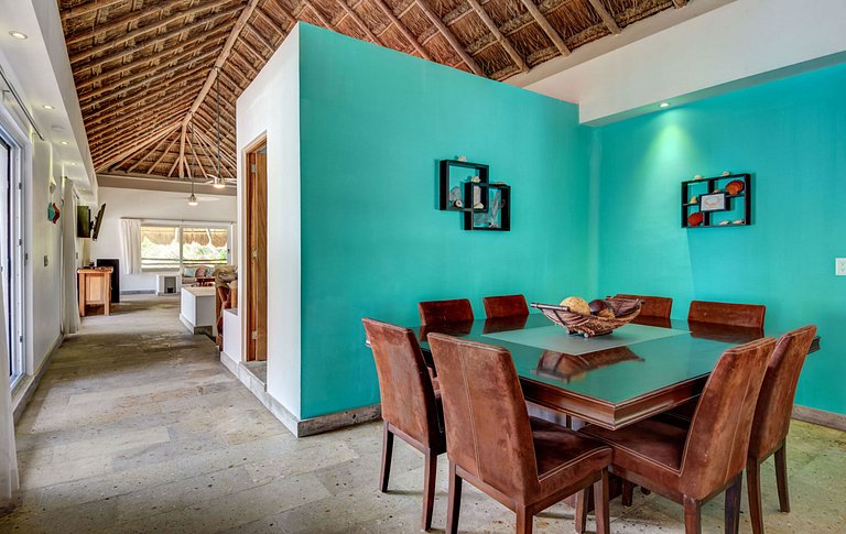 Tul027 - Incrível villa frente mar em Tulum