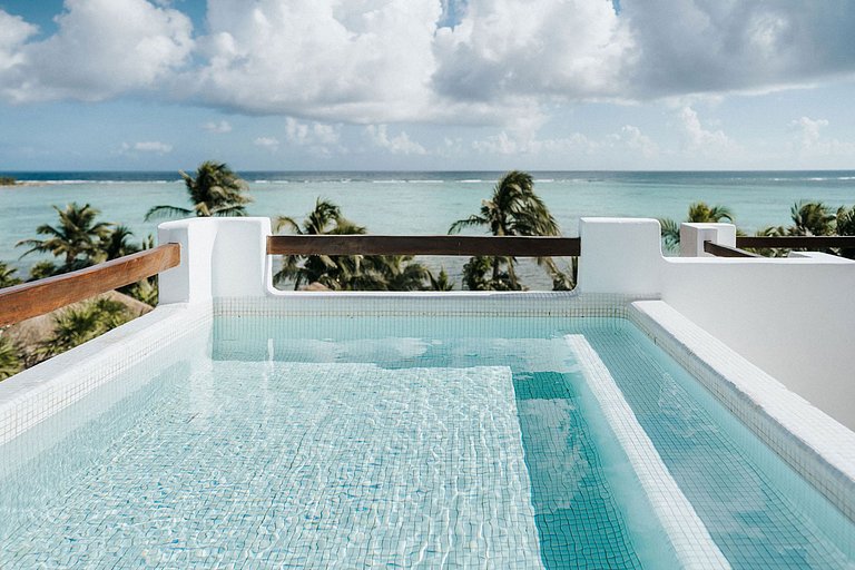 Tul033 - Casa com vista para o mar em Tulum