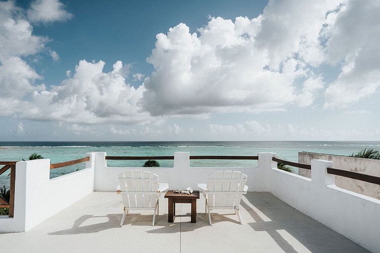 Tul033 - Casa com vista para o mar em Tulum