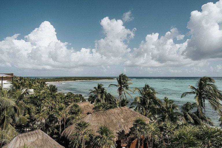 Tul033 - House overlooking the sea in Tulum
