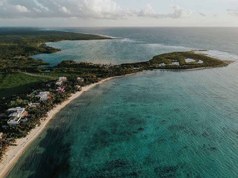 Tul033 - Casa com vista para o mar em Tulum