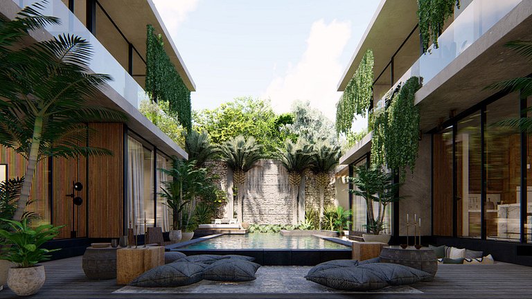 Tul042 - Superbe villa à Tulum avec piscine et home cinéma