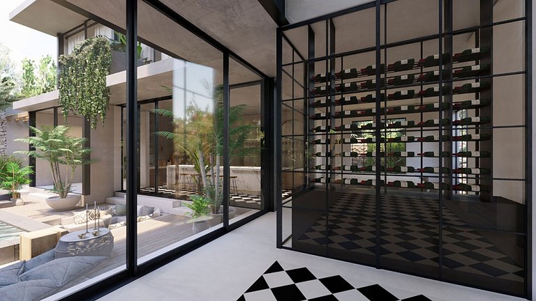 Tul042 - Stunning mansion in Tulum with pool and home cinema