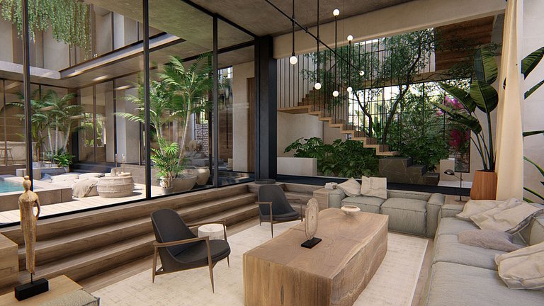 Tul042 - Superbe villa à Tulum avec piscine et home cinéma