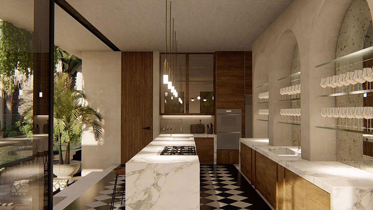 Tul042 - Stunning mansion in Tulum with pool and home cinema