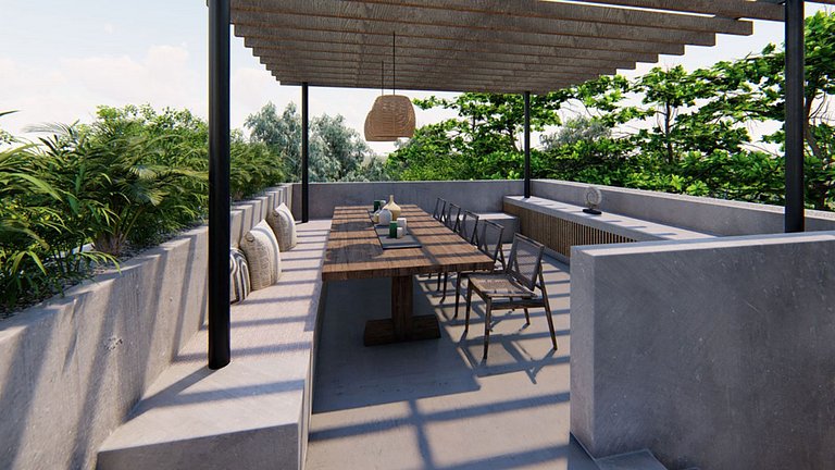 Tul042 - Superbe villa à Tulum avec piscine et home cinéma