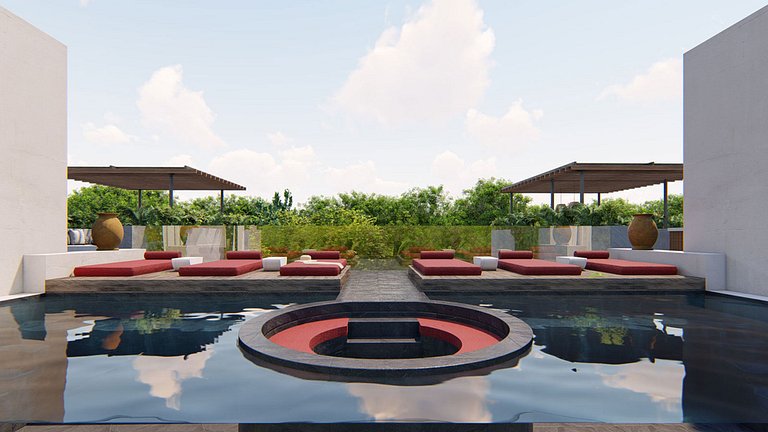 Tul042 - Superbe villa à Tulum avec piscine et home cinéma