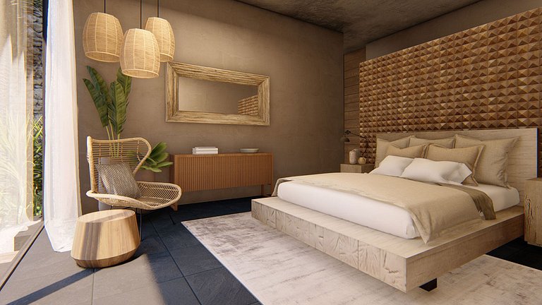 Tul042 - Superbe villa à Tulum avec piscine et home cinéma