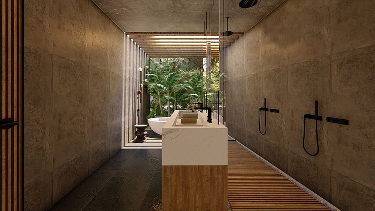 Tul042 - Stunning mansion in Tulum with pool and home cinema