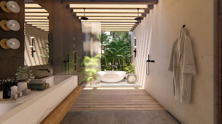 Tul042 - Superbe villa à Tulum avec piscine et home cinéma