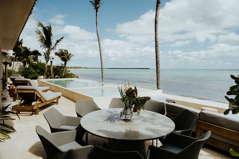 Tul050 - Manoir en bord de mer à Tulum