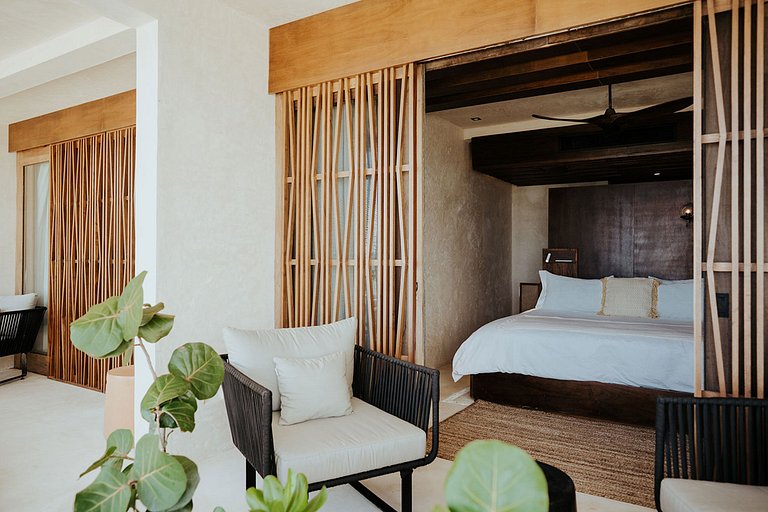 Tul050 - Manoir en bord de mer à Tulum