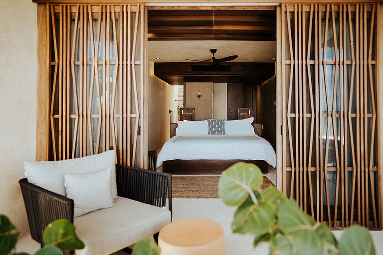 Tul050 - Manoir en bord de mer à Tulum