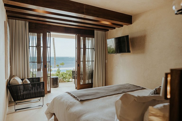 Tul050 - Manoir en bord de mer à Tulum