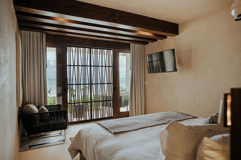 Tul050 - Manoir en bord de mer à Tulum