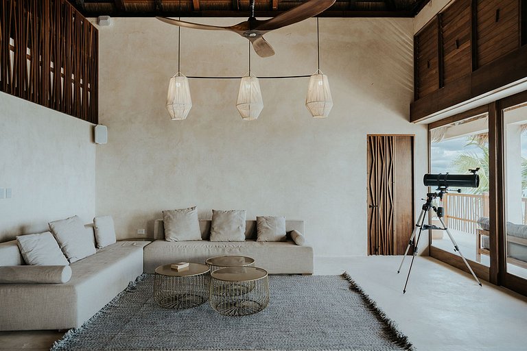 Tul050 - Mansión frente al mar en Tulum