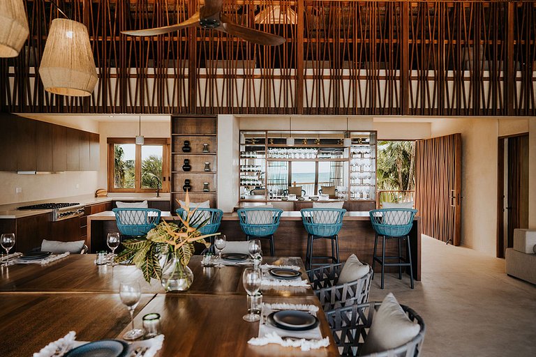 Tul050 - Mansão à beira-mar em Tulum