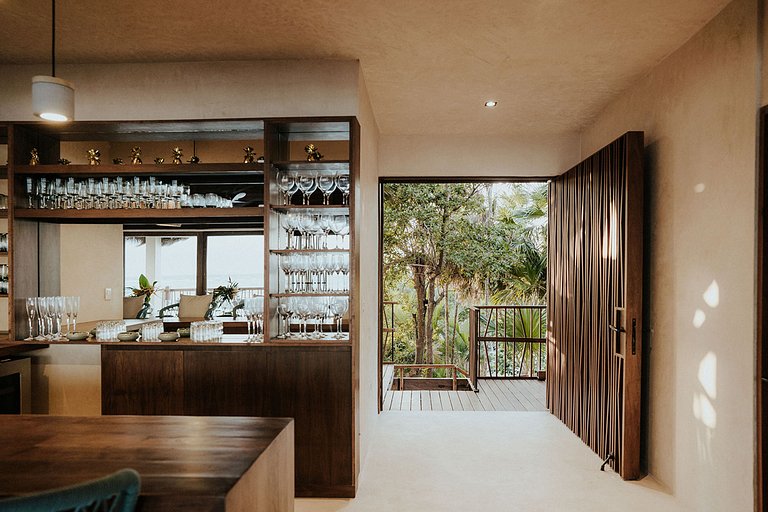 Tul050 - Manoir en bord de mer à Tulum