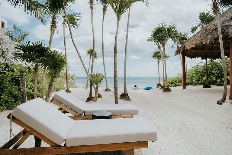 Tul050 - Manoir en bord de mer à Tulum