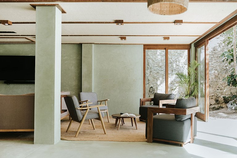 Tul050 - Manoir en bord de mer à Tulum