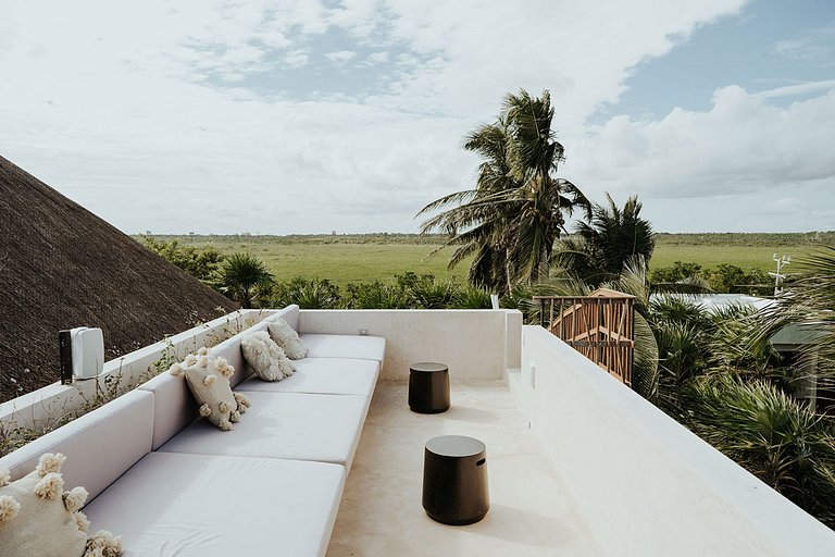 Tul050 - Manoir en bord de mer à Tulum