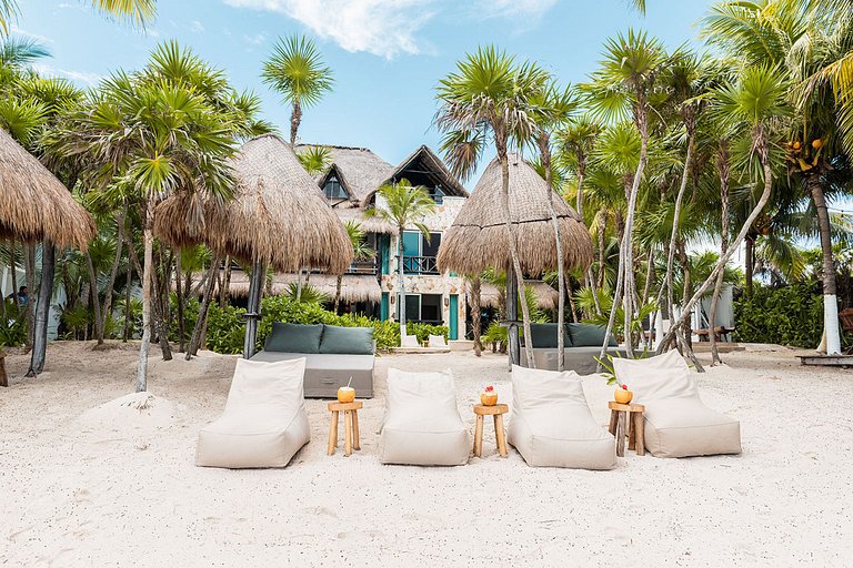 Tul051 - Villa exclusive en bord de mer à Tulum