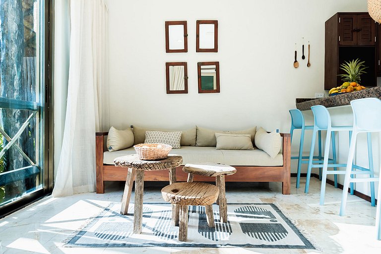 Tul051 - Exclusiva villa frente al mar en Tulum