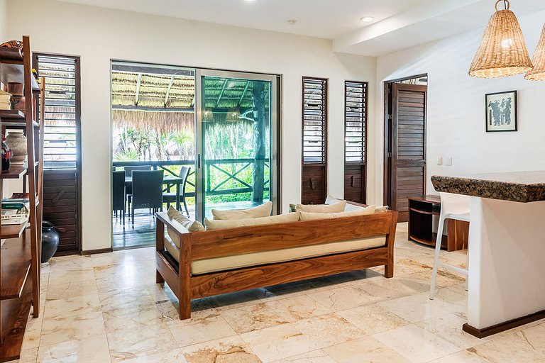 Tul051 - Exclusiva villa frente al mar en Tulum