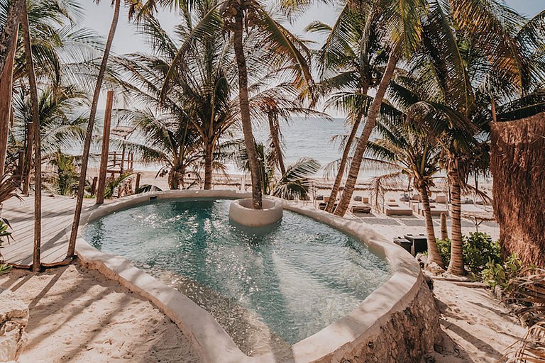 Tul055 - Villa paradisíaca à beira-mar em Tulum