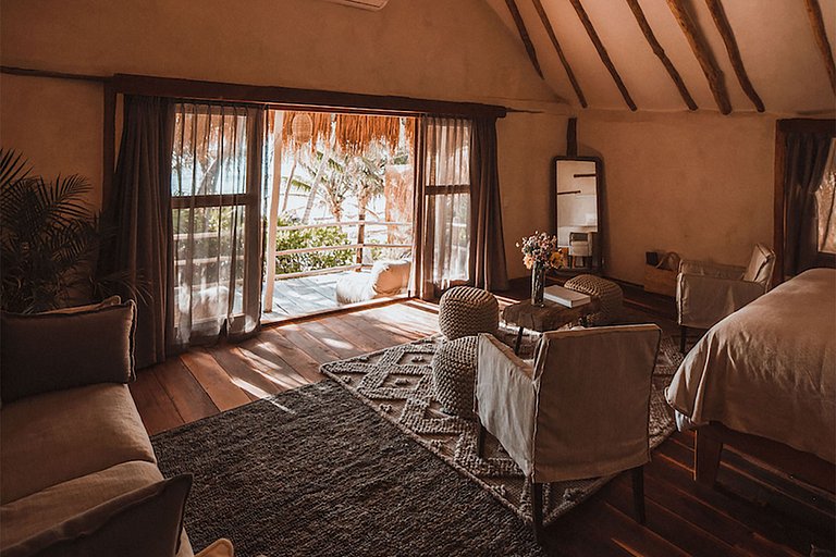 Tul055 - Beachfront Villa with Private Pool at Papaya Playa,