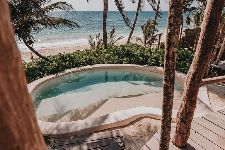 Tul057 - Villa paradisíaca à beira-mar em Tulum